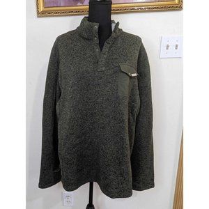 Woolrich Men's 1/4 Button Pullover Sweater/Outerwear - Size XL